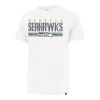'47 Men's Seattle Seahawks White Franklin Stripe T-Shirt -Franklin Sport Store unnamed file 1040