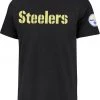 '47 Men's Pittsburgh Steelers Franklin Fieldhouse Black T-Shirt