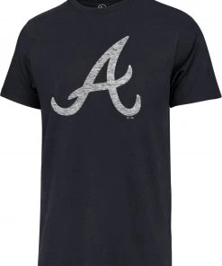 '47 Men's Atlanta Braves Navy Premium Franklin T-Shirt