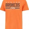 '47 Men's Denver Broncos Orange Franklin Stripe T-Shirt -Franklin Sport Store unnamed file 1116