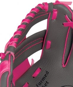 Franklin 9.5" Girls' Tee Ball RTP Series Glove Grey/pink -Franklin Sport Store unnamed file 1133