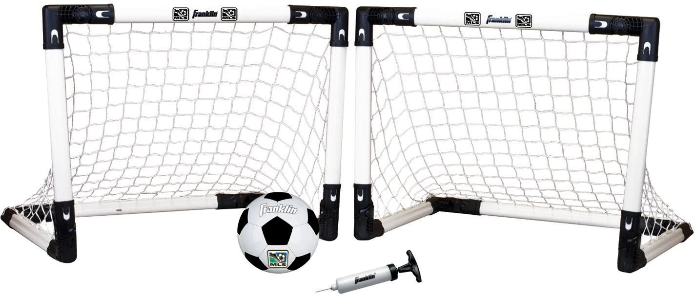 Franklin MLS Mini Insta Indoor Soccer Goal Set For Unisex 2 Franklin MLS Mini Insta Indoor Soccer Goal Set For Unisex