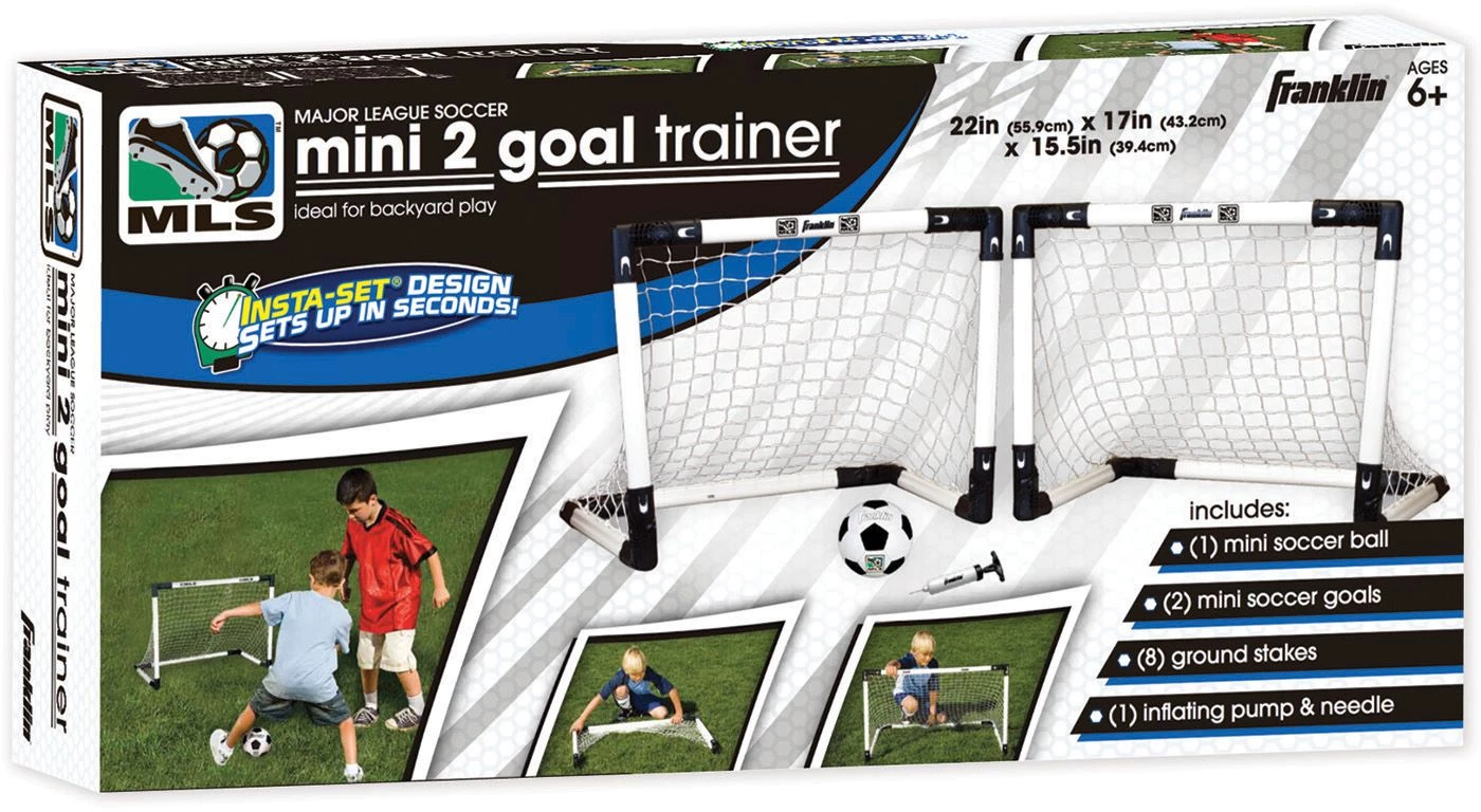 Franklin MLS Mini Insta Indoor Soccer Goal Set For Unisex 3 Franklin MLS Mini Insta Indoor Soccer Goal Set For Unisex - Image 2