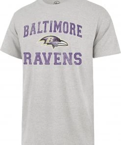 Franklin Sport Store 20 '47 ‘47 Men's Baltimore Ravens Arch Franklin Grey T-Shirt