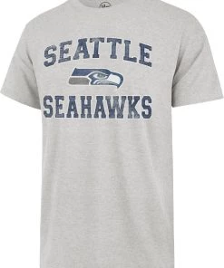 '47 Men's Seattle Seahawks Grey Arch Franklin T-Shirt