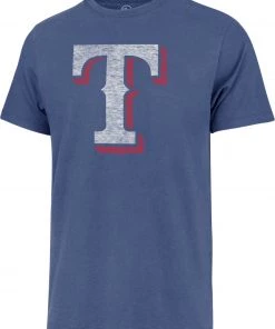 '47 Men's Texas Rangers Blue Premium Franklin T-Shirt