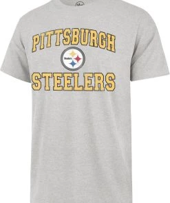 '47 ‘47 Men's Pittsburgh Steelers Franklin Arch Grey T-Shirt