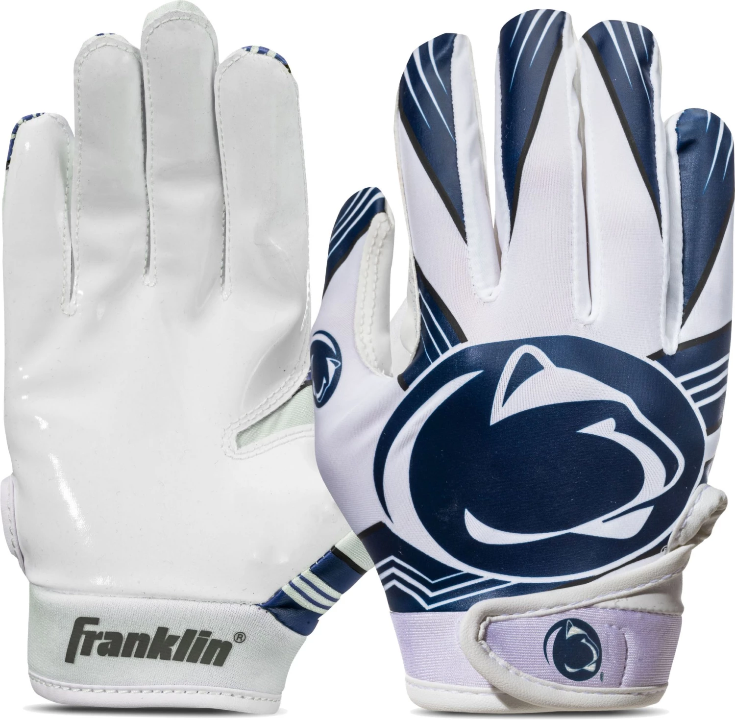 Franklin Youth Penn State Nittany Lions Receiver Gloves For Men 2 Franklin Youth Penn State Nittany Lions Receiver Gloves For Men