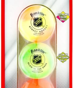 Franklin NHL Street Hockey Balls Combo Pack – 3 Pack For Unisex
