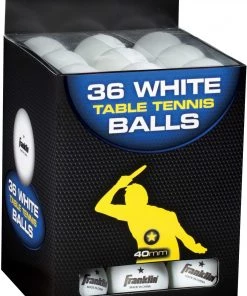 Franklin 40mm One-Star Table Tennis Balls 36 Pack For Unisex