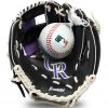Franklin Youth Colorado Rockies Teeball Glove And Ball Set For Unisex