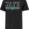 '47 Men's New York Jets Black Stripe Franklin T-Shirt