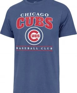 '47 Men's Chicago Cubs Blue Reset Franklin T-Shirt
