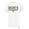 '47 Men's New Orleans Saints White Franklin Stripe T-Shirt