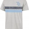 '47 Men's Tampa Bay Rays Gray Bars Franklin T-Shirt -Franklin Sport Store unnamed file 1352
