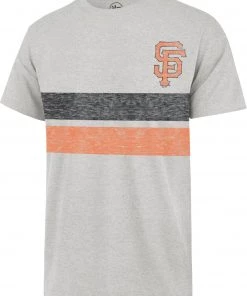 '47 Men's San Francisco Giants Gray Bars Franklin T-Shirt