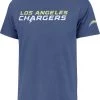 '47 Men's Los Angeles Chargers Franklin Fieldhouse Blue T-Shirt