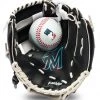 Franklin Youth Miami Marlins Teeball Glove And Ball Set For Unisex