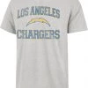 '47 Men's Los Angeles Chargers Grey Arch Franklin T-Shirt