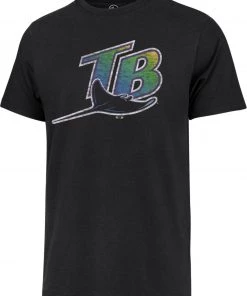 '47 Men's Tampa Bay Rays Black Premium Franklin T-Shirt