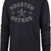 '47 Men's Houston Astros Blue Franklin Long Sleeve Shirt