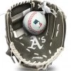 Franklin Youth Oakland Athletics Teeball Glove And Ball Set For Unisex