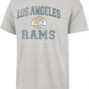 '47 Men's Los Angeles Rams Grey Arch Franklin T-Shirt