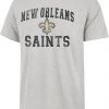 '47 Men's New Orleans Saints Grey Arch Franklin T-Shirt
