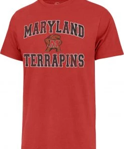 Franklin Sport Store 40 '47 ‘47 Men's Maryland Terrapins Racer Red Union Arch Franklin T-Shirt