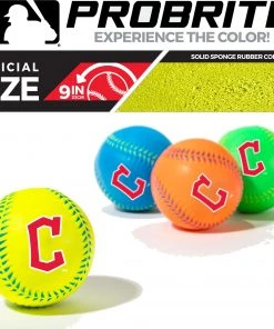 Franklin Cleveland Guardians Pro Brite Teeball - Assorted Colors For Unisex