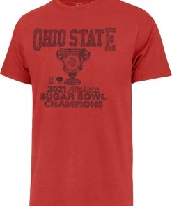 '47 ‘47 Men's Ohio State Buckeyes Racer Red Playoff Franklin T-Shirt
