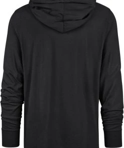 '47 Men's Philadelphia Eagles Field Franklin Black Long Sleeve Hooded T-Shirt -Franklin Sport Store unnamed file 1620