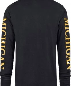 '47 ‘47 Men's Michigan Wolverines Blue Triple Threat Franklin Long Sleeve T-Shirt -Franklin Sport Store unnamed file 1628