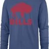 '47 Men's Buffalo Bills Replay Franklin Legacy Blue Long Sleeve T-Shirt