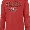 '47 Men's San Francisco 49ers Replay Franklin Red Long Sleeve T-Shirt