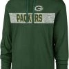 '47 Men's Green Bay Packers Field Franklin Green Long Sleeve Hooded T-Shirt