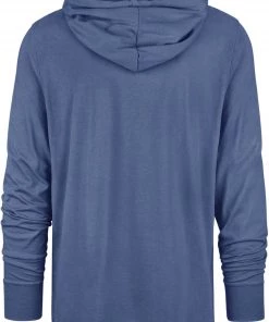'47 Men's New York Giants Field Franklin Blue Long Sleeve Hooded T-Shirt -Franklin Sport Store unnamed file 1687
