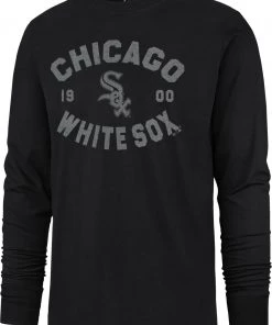 Franklin Sport Store 12 '47 ‘47 Men's Chicago White Sox Black Overcast Franklin Long Sleeve T-Shirt