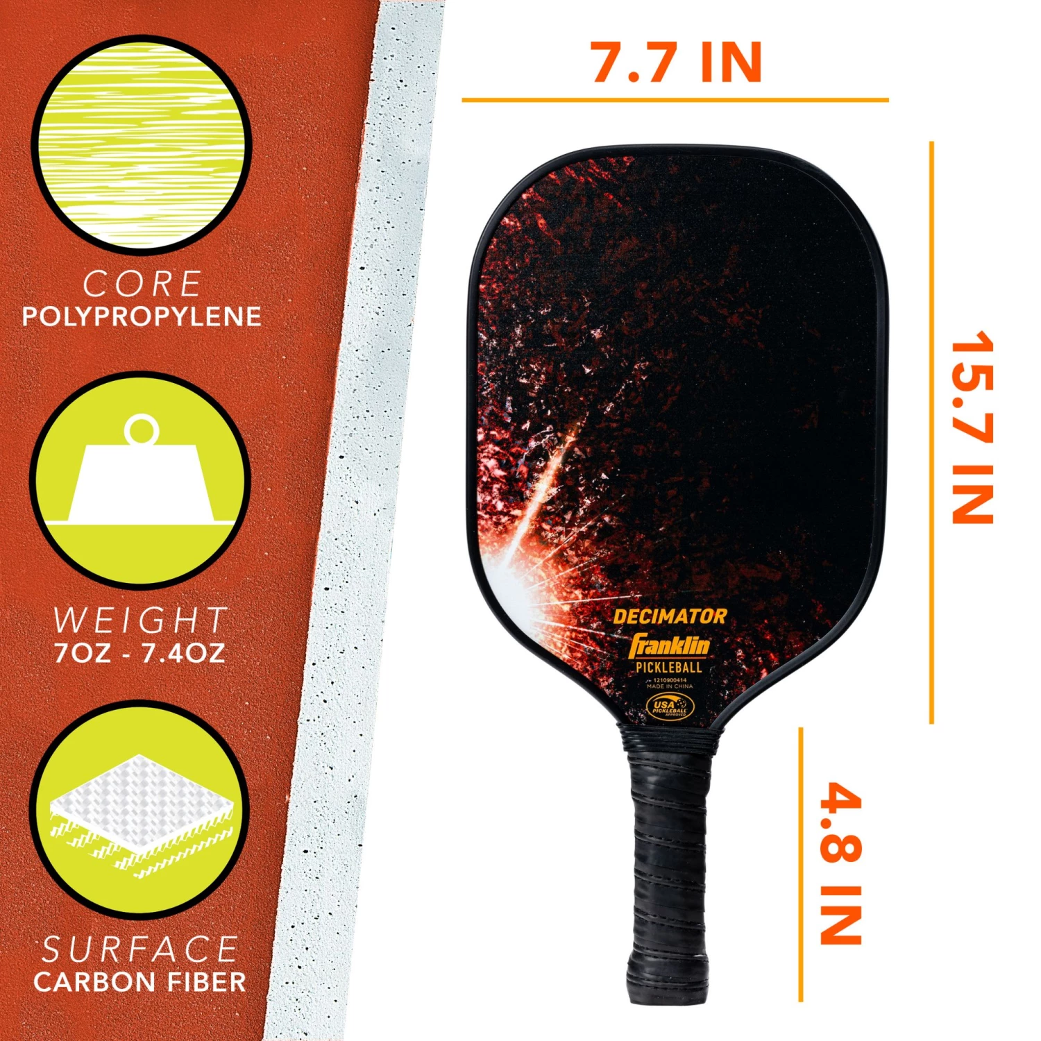 Franklin Decimator 2-Player Pickleball Set For Unisex 5 Franklin Decimator 2-Player Pickleball Set For Unisex - Image 4