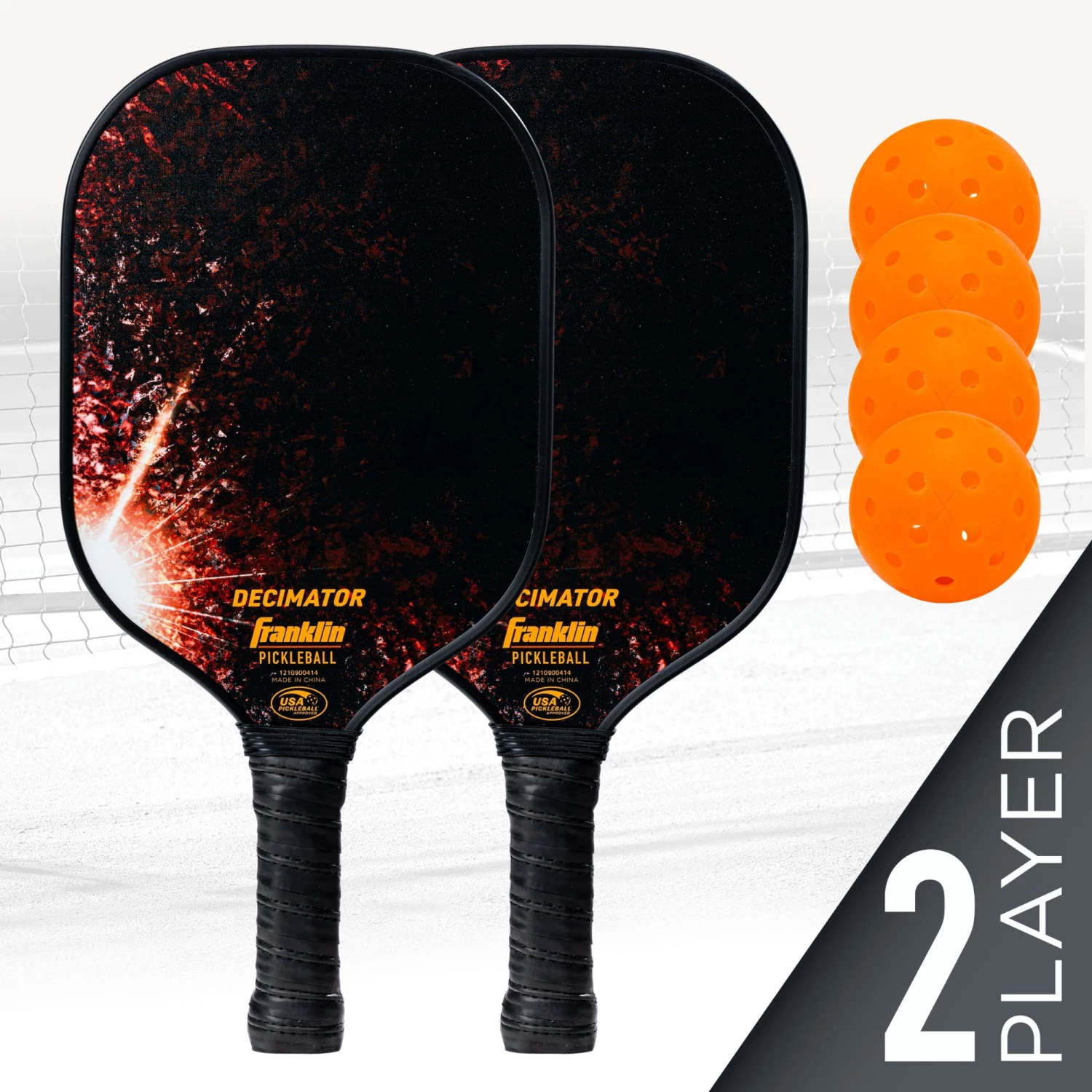 Franklin Decimator 2-Player Pickleball Set For Unisex 6 Franklin Decimator 2-Player Pickleball Set For Unisex - Image 5