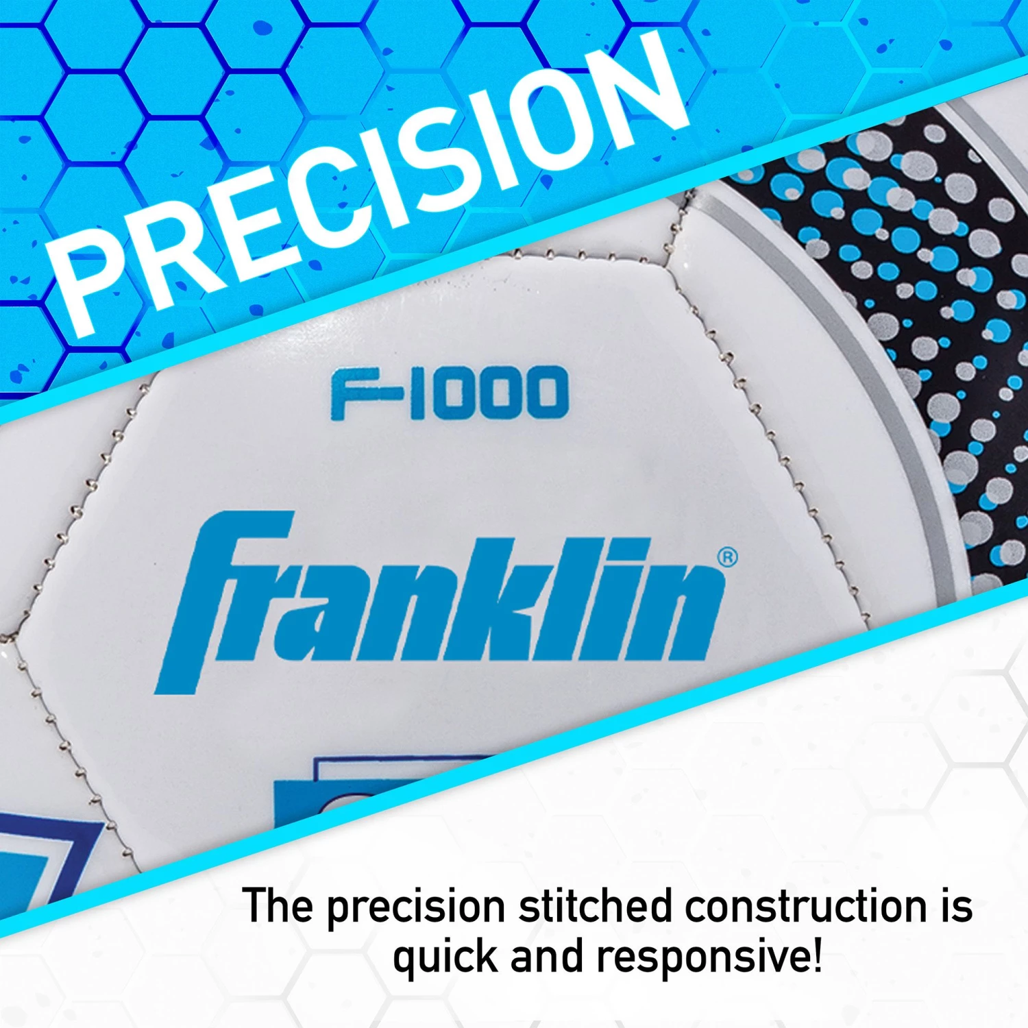Franklin Competition F-1000 Soccer Ball For Unisex 6 Franklin Competition F-1000 Soccer Ball For Unisex - Image 4