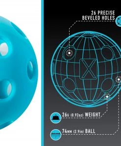 Franklin X-26 Pickleballs – 12 Pack For Unisex Yellow -Franklin Sport Store unnamed file 304