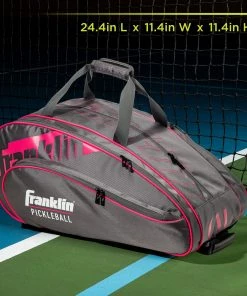 Franklin Pro Series Pickleball Bag For Unisex Grey/pink -Franklin Sport Store unnamed file 308
