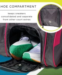 Franklin Pro Series Pickleball Bag For Unisex Grey/pink -Franklin Sport Store unnamed file 312