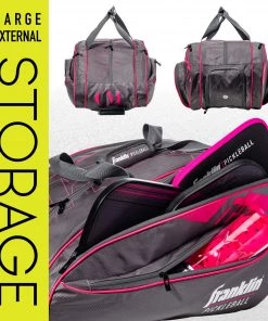 Franklin Pro Series Pickleball Bag For Unisex Grey/pink -Franklin Sport Store unnamed file 313
