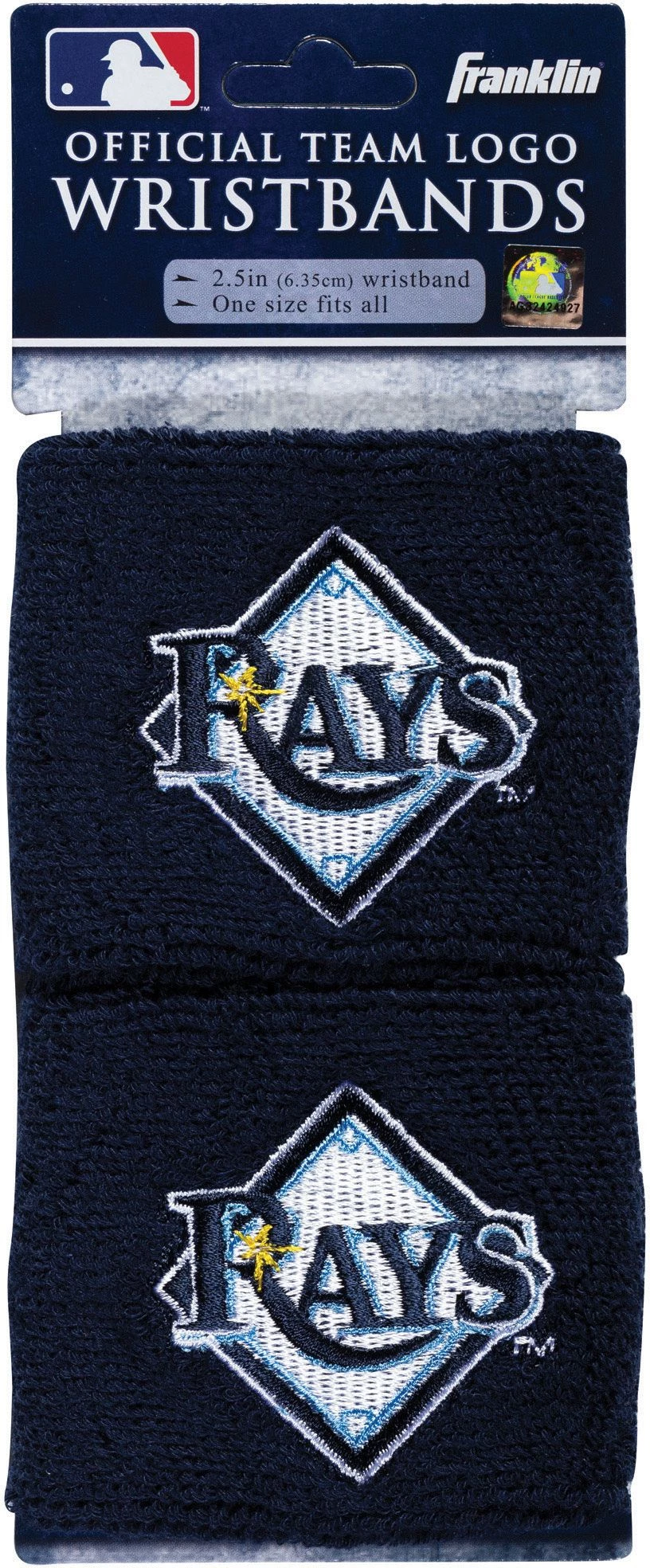 Franklin Tampa Bay Rays Embroidered Wristbands For Unisex 3 Franklin Tampa Bay Rays Embroidered Wristbands For Unisex