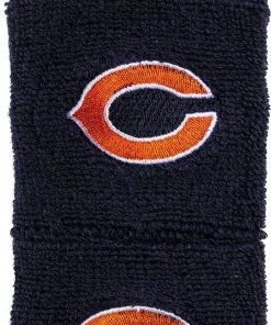 Franklin Chicago Bears Embroidered Wristbands For Unisex