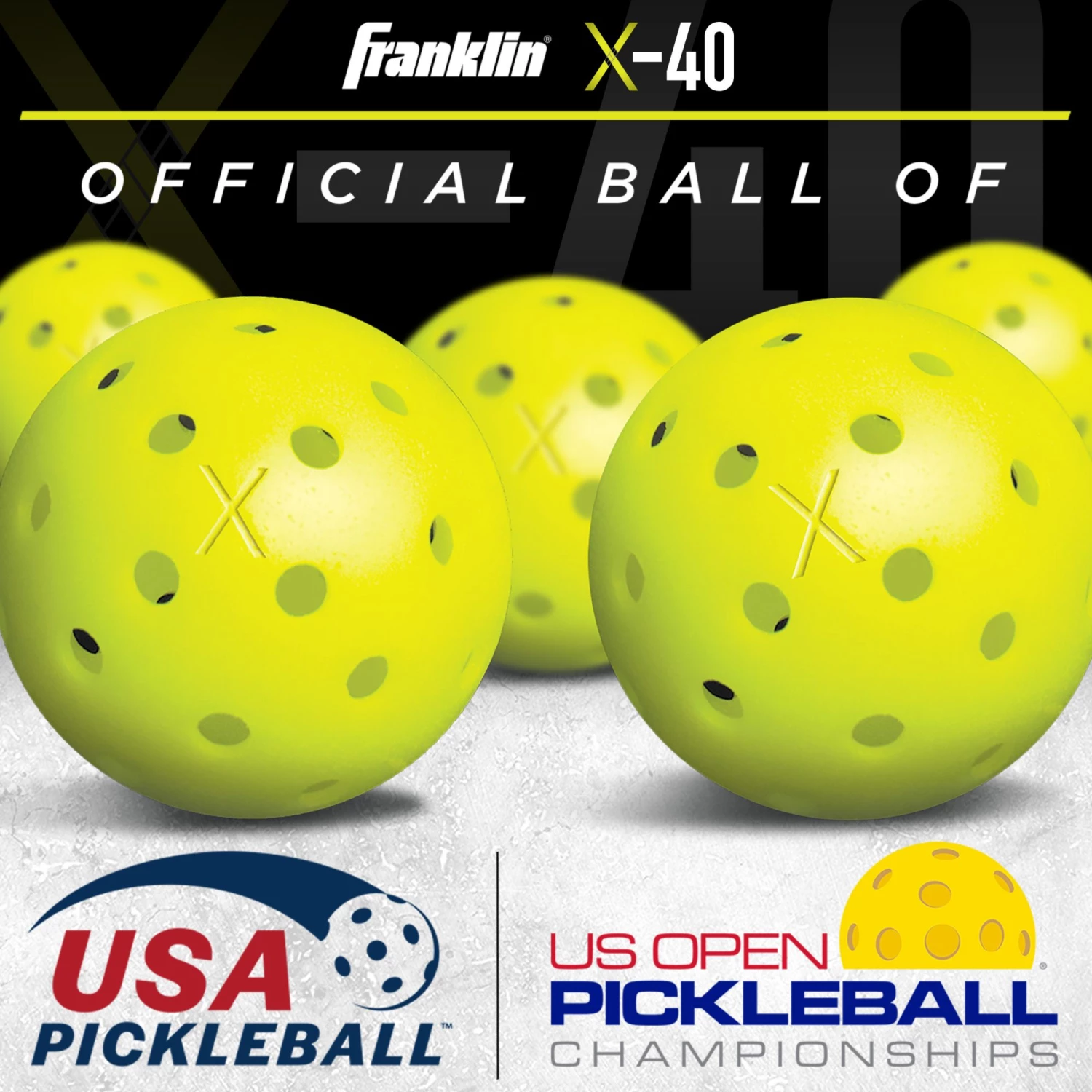 Franklin X-40 Outdoor Pickleballs – 12 Pack For Unisex 8 Franklin X-40 Outdoor Pickleballs – 12 Pack For Unisex - Image 6