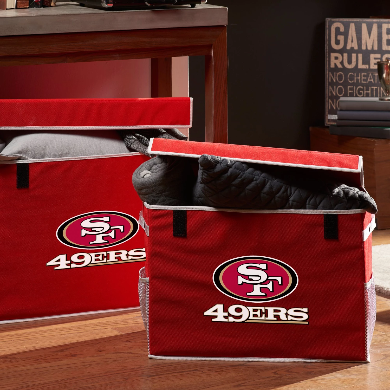 Franklin San Francisco 49ers Footlocker Bin For Unisex 4 Franklin San Francisco 49ers Footlocker Bin For Unisex - Image 2