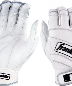 Franklin Adult Natural II Batting Gloves For Men White/white